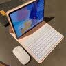 GOMI适用荣耀magicpad/pad2保护套13英寸带蓝牙键盘磁吸gtpro/X8Pro/9/x9平板柔光电脑保护壳软壳套装 樱花粉+【背光】白键盘+白鼠标 荣耀平板Magic Pad 13英寸 实拍图