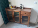 冯派 餐边柜实木简约多功能储物柜  厨房柜 小户型中式厨房收纳柜子 胡桃色餐边柜LA05两门 实拍图