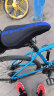 捷安特（GIANT）PROTECT硅胶座垫套柔软舒适山地车公路车坐垫套双尺寸可选 黑蓝窄版 实拍图