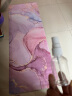 哈他瑜伽垫女1.5mm专业便携折叠防滑天然橡胶铺巾运动瑜珈毯 粉色冥想 晒单实拍图