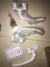 蒙莱奇38型铝合金门窗把手平开窗户执手外开窗拉手锁扣上悬窗推拉窗户锁 38执手白色 右执手1个价 实拍图