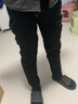 啄木鸟【2条】牛仔裤男秋冬季潮流时尚微弹修身直筒休闲运动松紧长裤子 130黑色加绒+139灰色加绒 29 【（2尺2）体重100-115斤】 实拍图