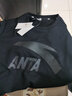 安踏卫衣男装套头衫2025春秋季透气运动休闲加绒长袖t恤外套男士上衣 刺绣logo-6基础黑【加薄绒款】 M (170) 适合100-120斤 实拍图