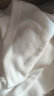 ubras全成型V领100%可机洗羊毛开衫羊毛打底上衣保暖内搭女 白色 L 晒单实拍图