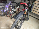 EG7山地自行车成人学生变速越野单车双减震赛车26寸青少年男女 辐条【升级减震 轻量铝架】黑红 26寸30速【适合：160-180CM】 实拍图
