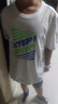 特步（XTEP）儿童童装男女童短T夏季吸湿透气速干薄款凉感百搭运动休闲短袖T恤 珍珠白【9005】 170 cm 实拍图