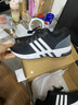 阿迪达斯 （adidas）男鞋 2025秋季新款健身训练鞋室内运动低帮透气缓震跑步鞋子男 IH3158/黑/白/树脂黄/建议拍大一码 39 实拍图
