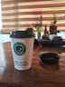 古月天呈古月一次性加厚奶茶杯咖啡纸杯豆浆热饮杯外卖纸杯带盖1000只定制 320ML享受生活+黑盖+粗管 100套 实拍图