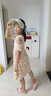 VVC儿童遮阳帽夏季女神帽户外儿童防晒太阳帽遮脸防紫外线防晒帽子 冰淇淋儿童版薄荷绿 可调节 实拍图