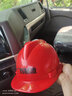 牛保安安全帽工地男施工建筑工程领导电工劳保透气高强度abs加厚安全头盔 红色 国标加厚款 实拍图