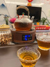 叁坤 加厚玻璃茶壶耐热煮茶器养生壶泡茶烧水提梁壶普洱花茶壶过滤家用保温煮茶电陶炉功夫茶具 绿珠壶+红橡色茶炉【升级款】 实拍图
