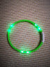 宠哆哆 狗狗防走失项圈发光项圈宠物狗泰迪荧光项圈发光usb充电硅胶软款 绿色可裁剪 M-【建议10-40斤脖圈55cm】 实拍图