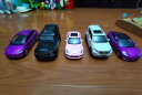 MINI AUTOProswon大号特斯拉MODEL-X玛莎拉蒂跑车合金车模儿童玩具1:32声光 特撕啦SUV紫色MODEL-X 实拍图