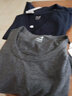 猫人（MiiOW）男士保暖内衣男情侣羽绒蚕丝秋冬抗菌隐形修身打底秋衣秋裤内衣 黑色-男 XL （建议120-140斤） 实拍图