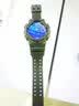 Mtin树脂表带表壳适配卡西欧G-SHOCK手表带GA110 140 GD120GLS GAX100 亮光军绿黑字 16mm 实拍图
