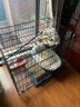汤琪猫笼加粗便携折叠猫笼子猫别墅家用双层宠物用品猫窝猫屋龙猫笼子 黑色 850#双层 实拍图