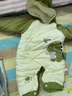 宜爽儿新生婴儿衣服秋冬季装连体衣宝宝加厚套装棉衣外出抱衣冬装0一3月 恐龙 90cm 实拍图