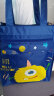 得力（deli）学生补习袋手提购物袋拎书带 儿童课外美术补课书包 蓝色 73154 实拍图