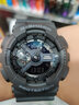 卡西欧【送礼推荐】手表g-shock黑金多功能防震防水运动男表节日礼物 GA-110-1B 黑武士 实拍图