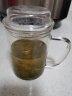 雅集玻璃杯 泡茶杯 男士办公室可过滤绿茶水杯子花茶杯 绅士杯400ml 绅士杯（400ml） 实拍图