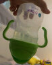 b.box贝博士第三代儿童吸管杯 宝宝重力球防漏学饮杯 荧光黄绿 实拍图