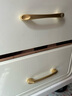 山河工品现代简约金色橱柜抽屉把手北欧鞋柜子手柄衣柜门单 砂金9002-96孔距 实拍图