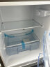 奥克斯（AUX）实标125升家用双两门大容量小型冰箱上冷藏下冷冻电冰箱宿舍寝室出租房用节能电冰箱BCD125P160L 银色 实拍图