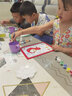 乐福然儿童涂色画DIY颜料水彩画涂鸦画填色儿童手工绘画工广场 水彩油画带框10张+10条颜料20笔 实拍图