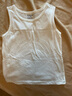 kordear 新生儿衣服婴儿宝宝薄款夏装无袖上衣男宝宝夏天衣服竹纤维小背心女夏 米白 100 cm（偏小拍大一码) 实拍图