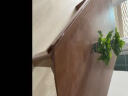 贝特森 餐桌 实木餐桌椅组合 可伸缩折叠中式椭圆形饭桌子 【胡桃色/海棠色/榉木色】可选 单桌【1.5米】 实拍图