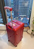 美旅箱包行李箱24英寸深仓拉杆箱多彩旅行箱果冻箱红色BB5trunk密码箱包 实拍图