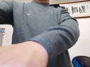 恒源祥 针织衫男秋冬季纯色圆领上衣商务中年男装休闲毛衣男士打底衫 实拍图