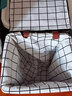宜然家居 藤编脏衣篮 带盖脏衣服收纳筐脏衣篓洗衣篮 咖色筐+大方格里布 小号 实拍图