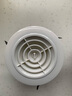 欧芬琦（OUFENQI） abs新风风口圆形中央空调出风口百叶室内可调换气通风口排风罩 旋转75mm 实拍图