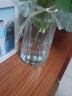泰西丝 玻璃花瓶创意水培植物玻璃花瓶透明水养绿萝花盆容器插花瓶圆球形鱼缸器皿 24(大折纸)透明 中等 不含绿植 实拍图