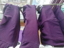 宜而爽 保暖内衣女士加绒加厚暖阳绒棉质圆领春季保暖衣套装 紫色 XXL/175 晒单实拍图
