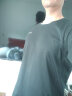 李宁（LI-NING）短袖T恤男运动服跑步健身夏季休闲大码宽松冰丝速干半袖吸汗上衣 黑色 速干透气 4XL/195 实拍图