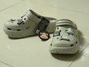paul frank大嘴猴洞洞鞋女夏凉拖鞋男情侣厚底踩屎感eva沙滩可户外两穿凉鞋 奶灰色 40-41 (255mm) 实拍图