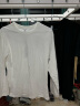 凡客诚品（VANCL）长袖T恤四季款纯棉纯色体恤圆领简约上衣打底衫 白色 2XL  晒单实拍图