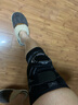 美津浓（MIZUNO）护膝运动跑步篮球羽毛球髌骨半月板支撑固定损伤登山护具男女通用 银黑色绑带加压-1只 M码(膝围31-35cm/适合70-95斤 ) 实拍图