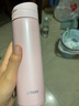 虎牌（TIGER）一键开启式弹盖杯男女士轻量时尚水杯 MMX-A30C 300ML 粉色PP 300ml 实拍图