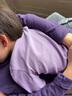 南极人儿童秋衣秋裤男童纯棉保暖内衣套装宝宝秋冬中大童女孩打底棉毛衫 浅紫-女童 【100%纯棉】 110 【建议身高100-110cm】 实拍图
