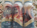 WINGSFOOD戈尔达GOLDA咖啡浓萃卡布奇诺200ml*3 进口即饮咖啡瓶装饮料 实拍图