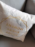 思篇时尚印花抱枕客厅沙发靠垫亚麻布艺北欧汽车靠枕床头靠背腰枕 enjoy（粉色梦幻） 45cm*45cm 含枕芯 实拍图
