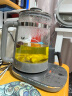 美的（Midea）养生壶 钢化玻璃面板烧水壶 24小时预约12小时恒温11档控温煮茶壶 钛合金底盘电热水壶YS15J11-Ti 实拍图