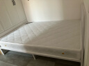 L&S 床铁艺床欧式铁架床时尚双人床简约卧室出租房宿舍龙骨床架 YC09 白色1.5*2m（7仓发货） 实拍图
