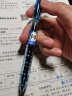 百乐（PILOT） 矿泉水宝特瓶制黑色考试中性笔中小学生刷题用BL-B2P大容量按动水笔 蓝色（3支装） 晒单实拍图