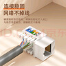 山泽（SAMZHE）六类网络模块 CAT6千兆网线插座面板模块 RJ45水晶头母座电脑网线镀金连接头 五个装WAN-06 实拍图