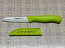拜格（BAYCO）水果刀3寸带刀套陶瓷削皮刀绿色BD8005 实拍图