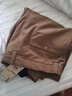 无印良品 MUJI 男式 弹力起毛凸纹 轻便裤 M9AE419 深米色 L 实拍图